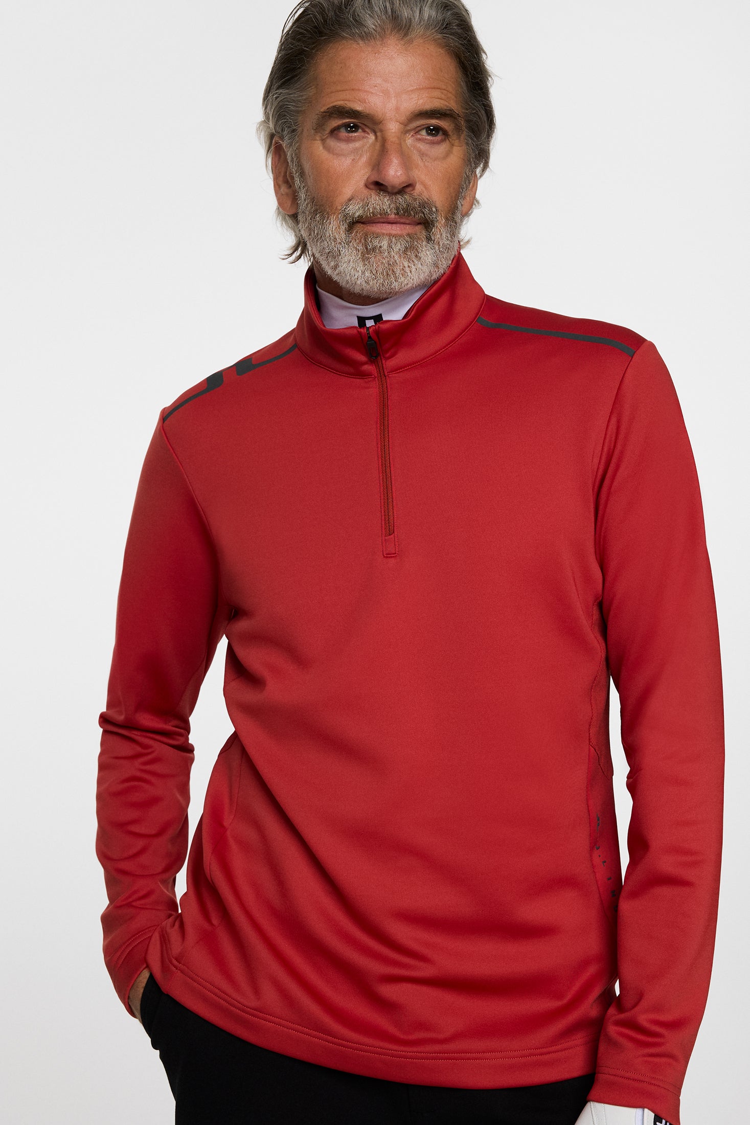 Vinnie Quarter Zip Mid Layer / Bossa Nova – J.Lindeberg EU