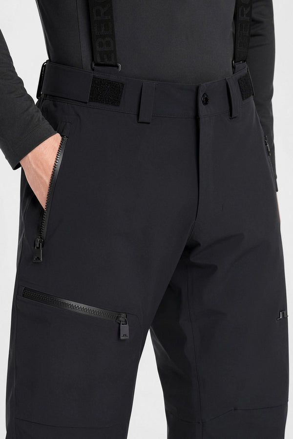 Crue-Skihose mit Hosenträgern / Schwarze