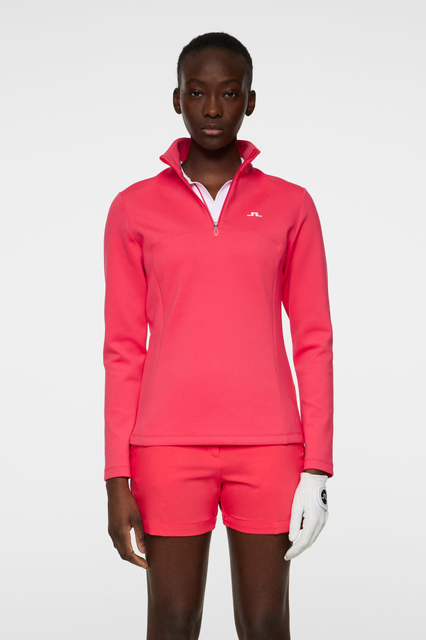 Lorelei Quarter Zip Mid Layer / Azalea