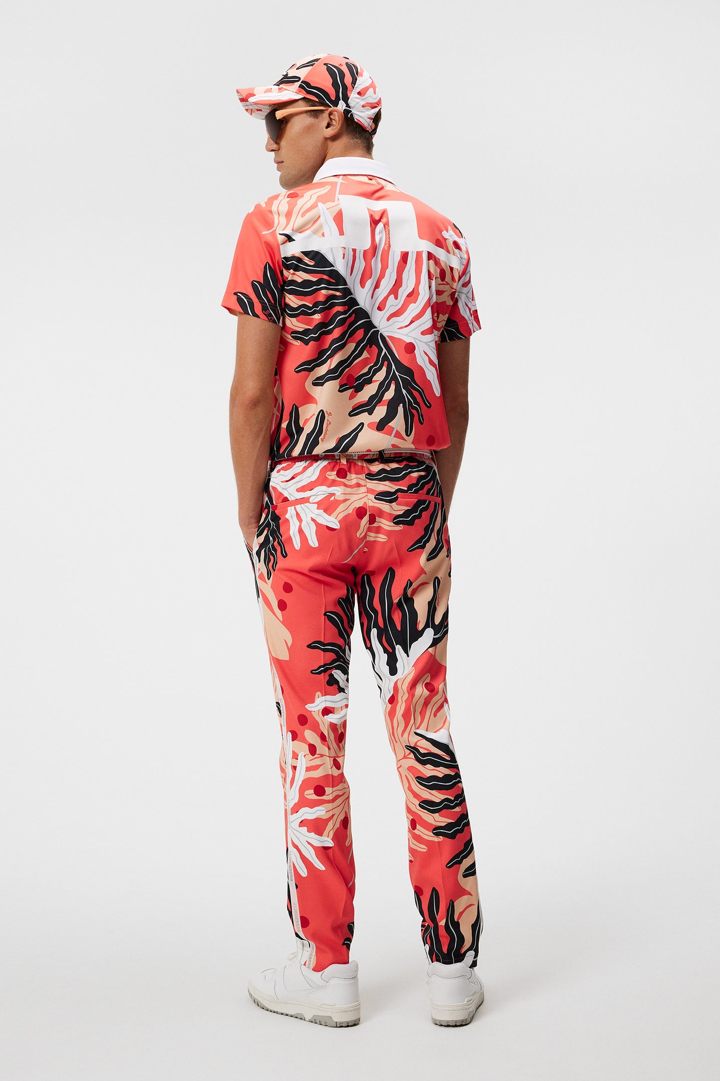 Martin Print Regular Fit / Paradise Monstera Coral