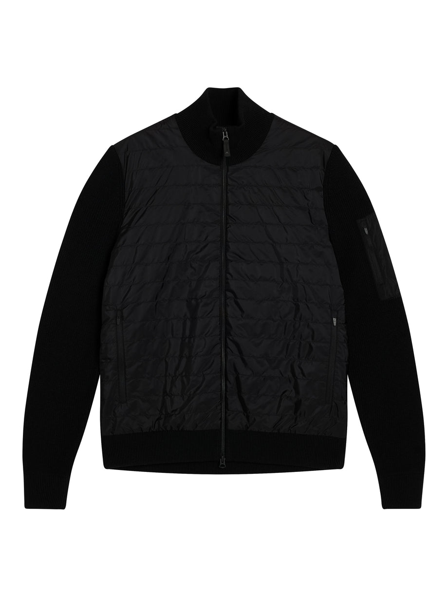Beck Knitted Hybrid Jacket / Black