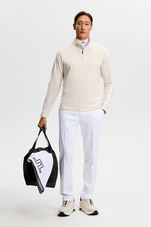 Keaton Quarter Zip Mid Layer / Moonbeam