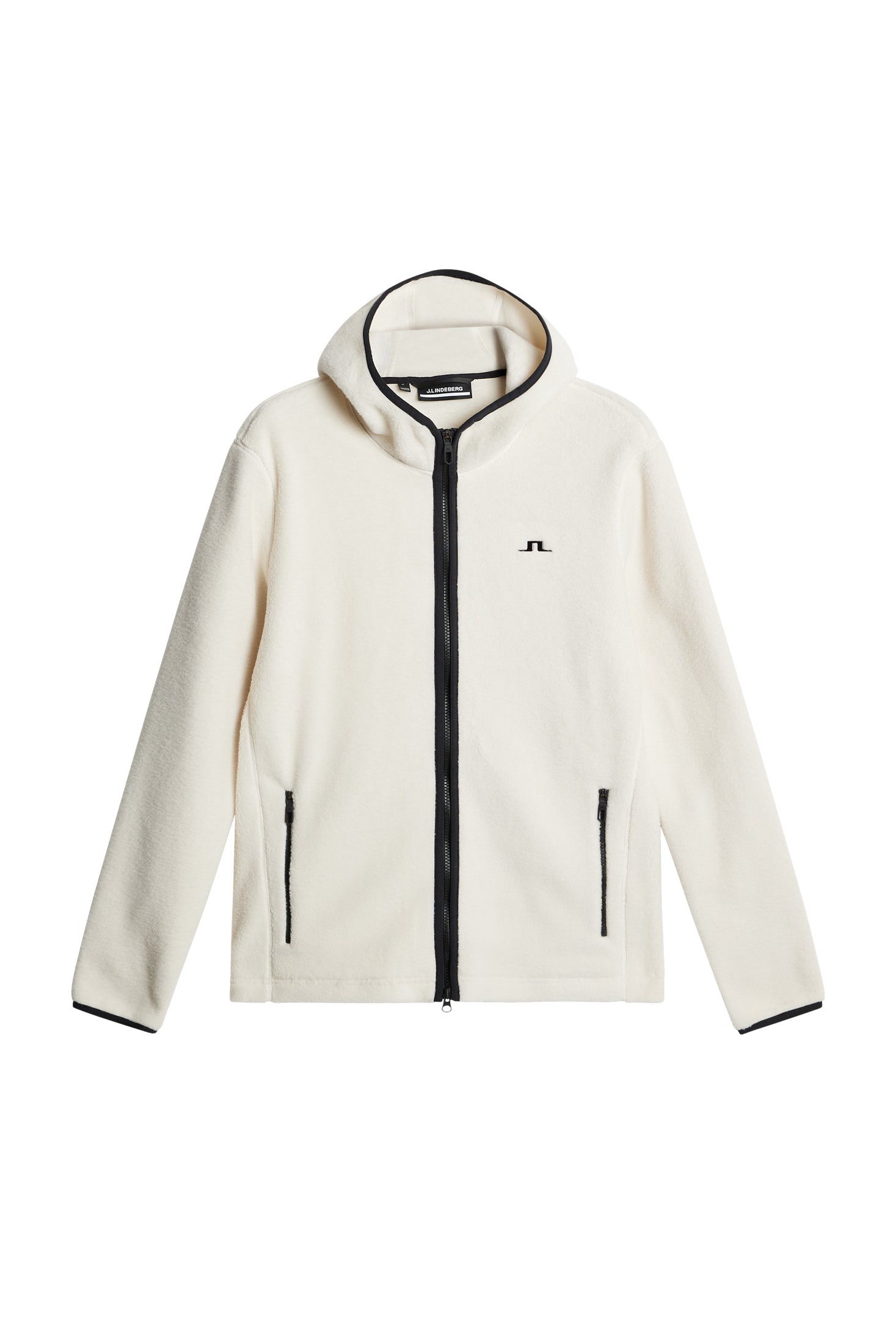 Seymor Fleece Zip Hood / Moonbeam – J.Lindeberg