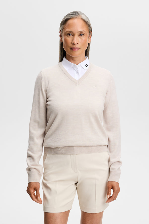 Amaya Knitted Sweater / Moonbeam Melange