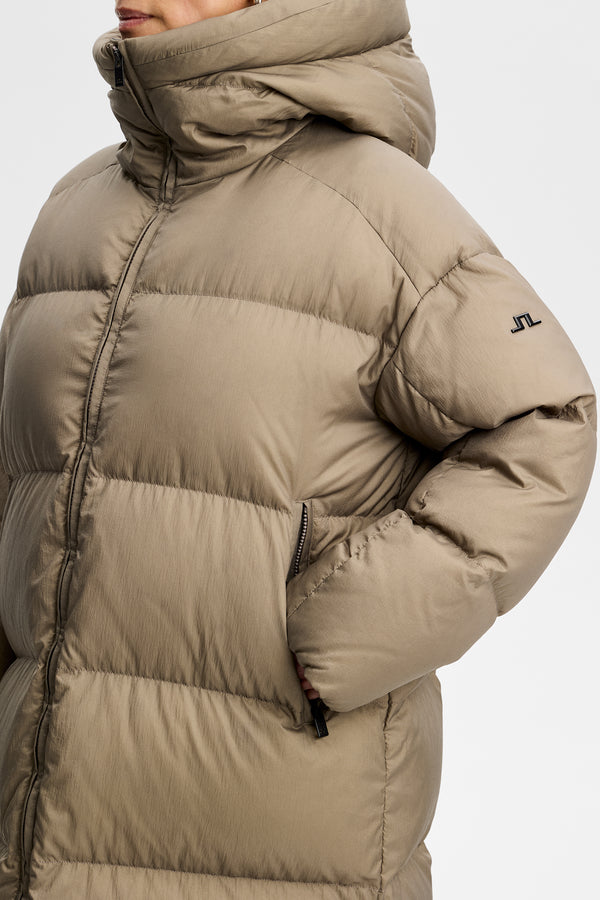 Serene Crinkle Down Parka / Brindle