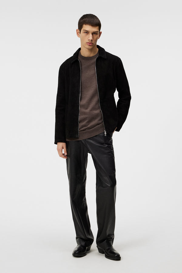 Mino Light Merino Crew / Walnut Melange