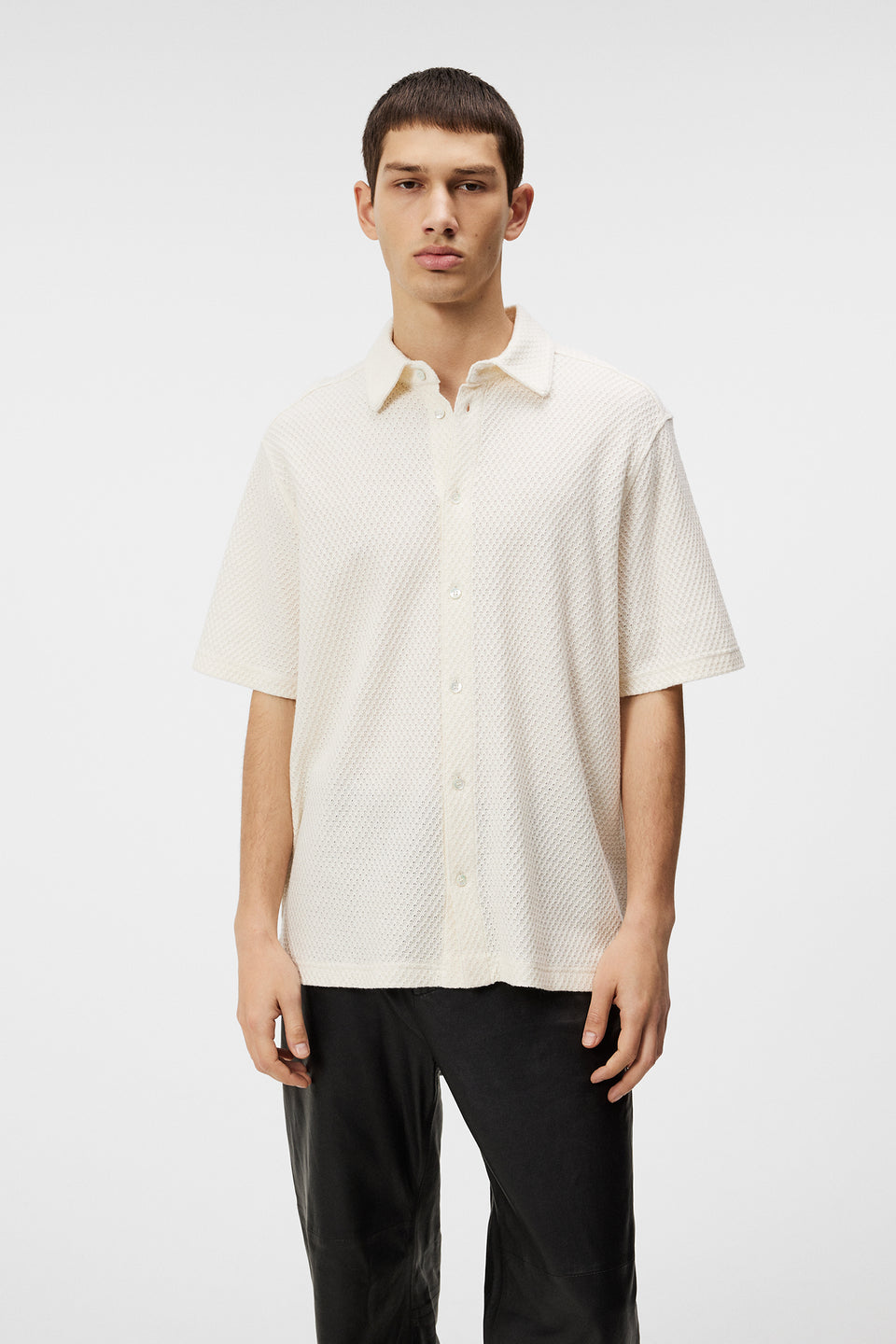 Torpa Airy Structure Shirt / Cloud White