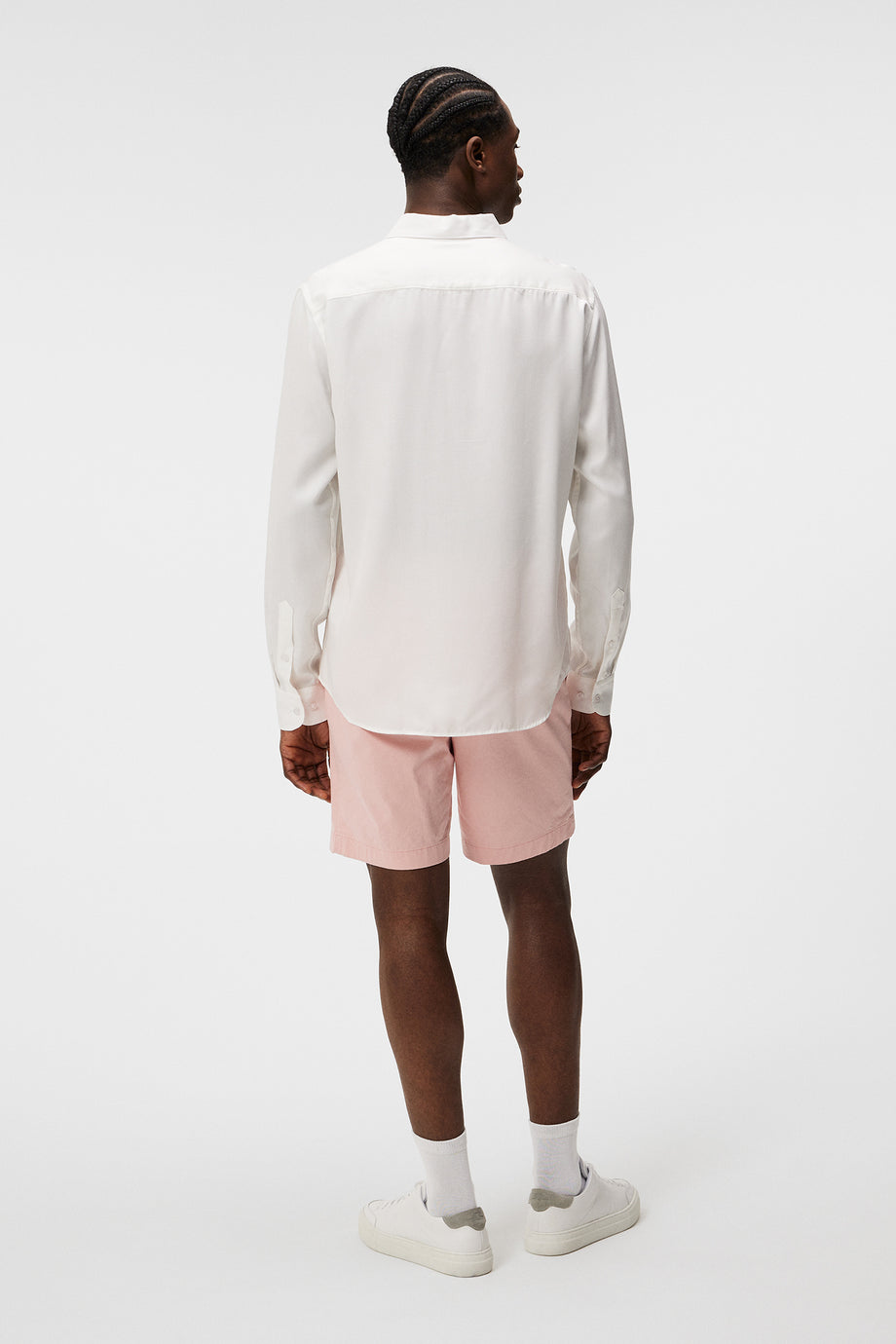 Nathan Cloud Satin Shorts / Powder Pink