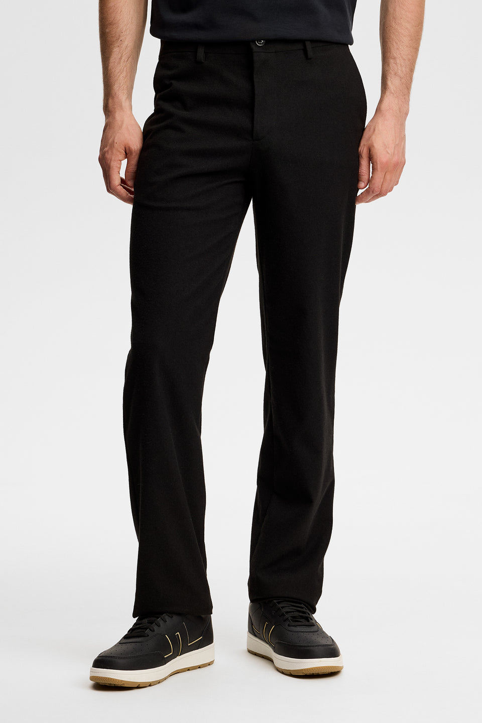 Logan Brushed Twill Pants / Black