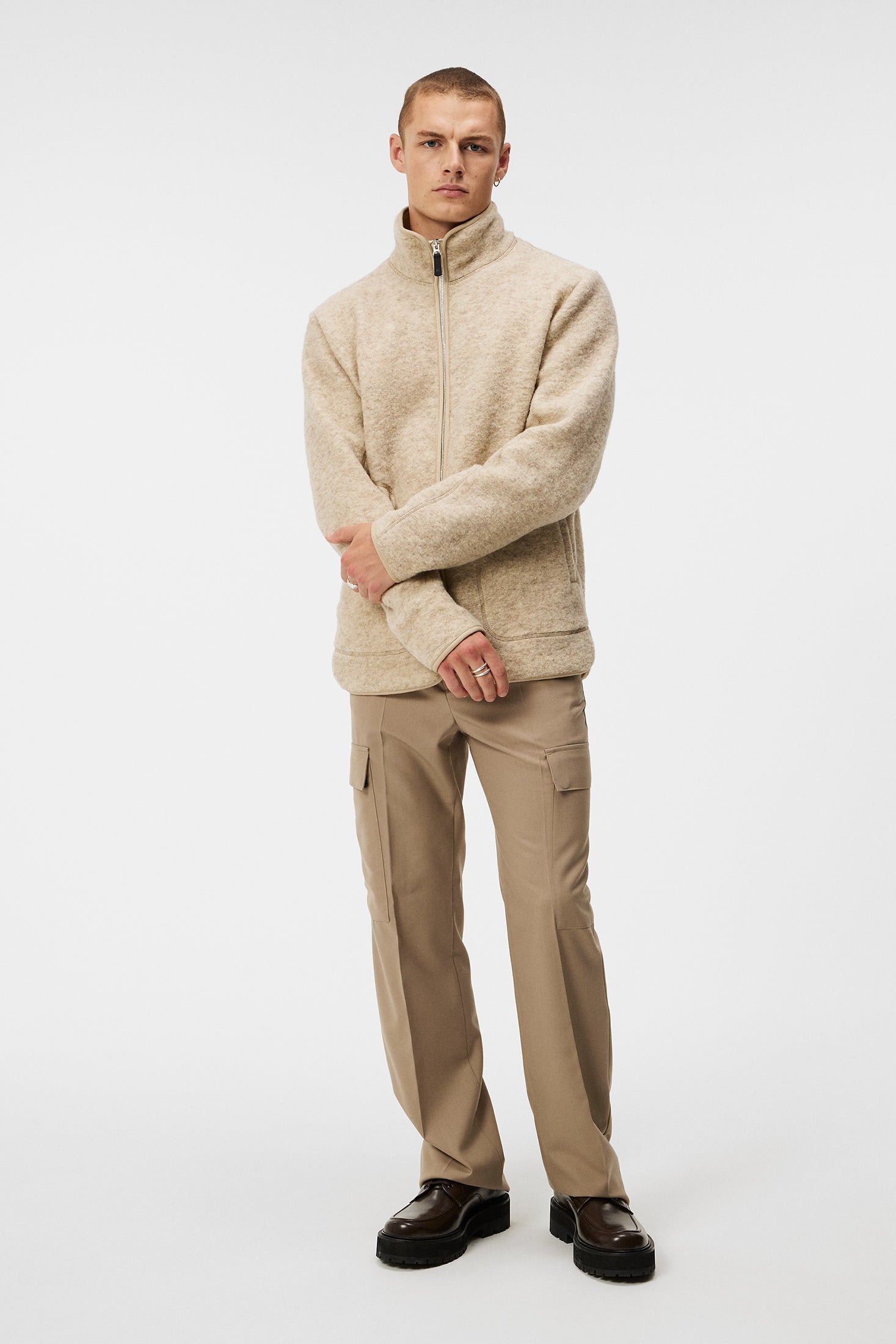 Wool fleece jumper sale