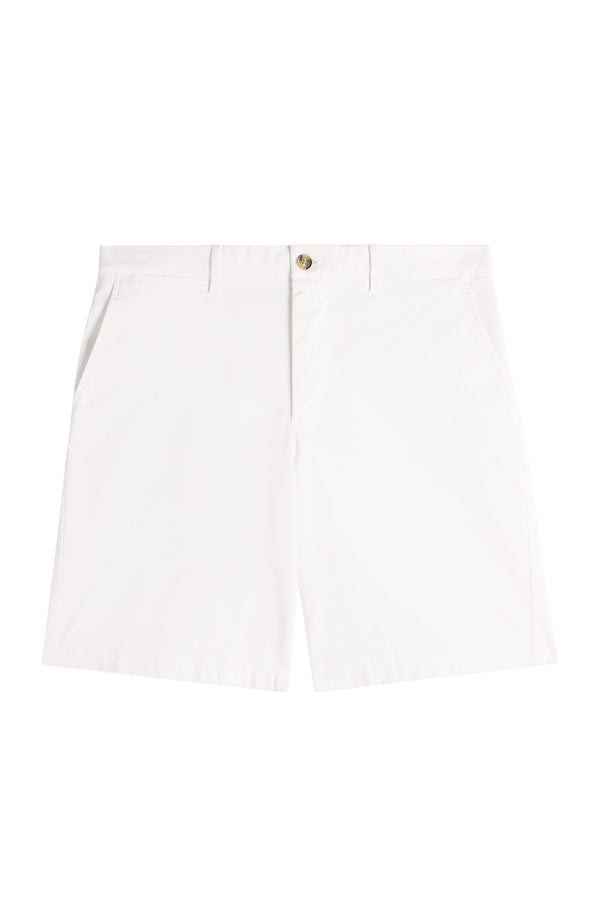 Shane Cotton Stretch Shorts / White