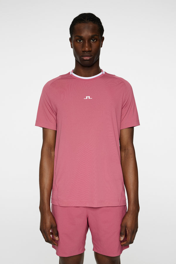 Colten Tech T-shirt / Rose Wine