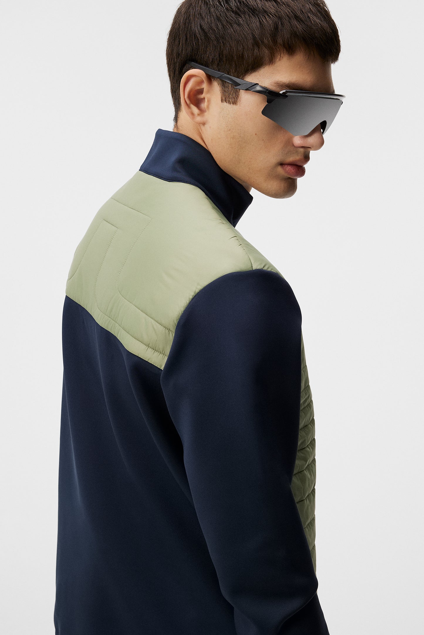 Martino Quilt Hybrid Jacket / Oil Green