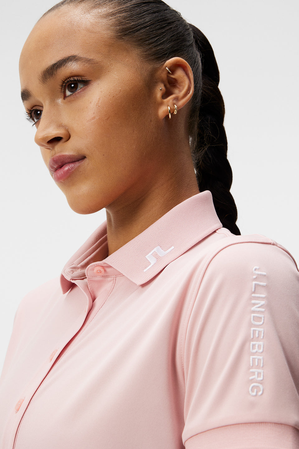 Tour Tech Polo / Powder Pink