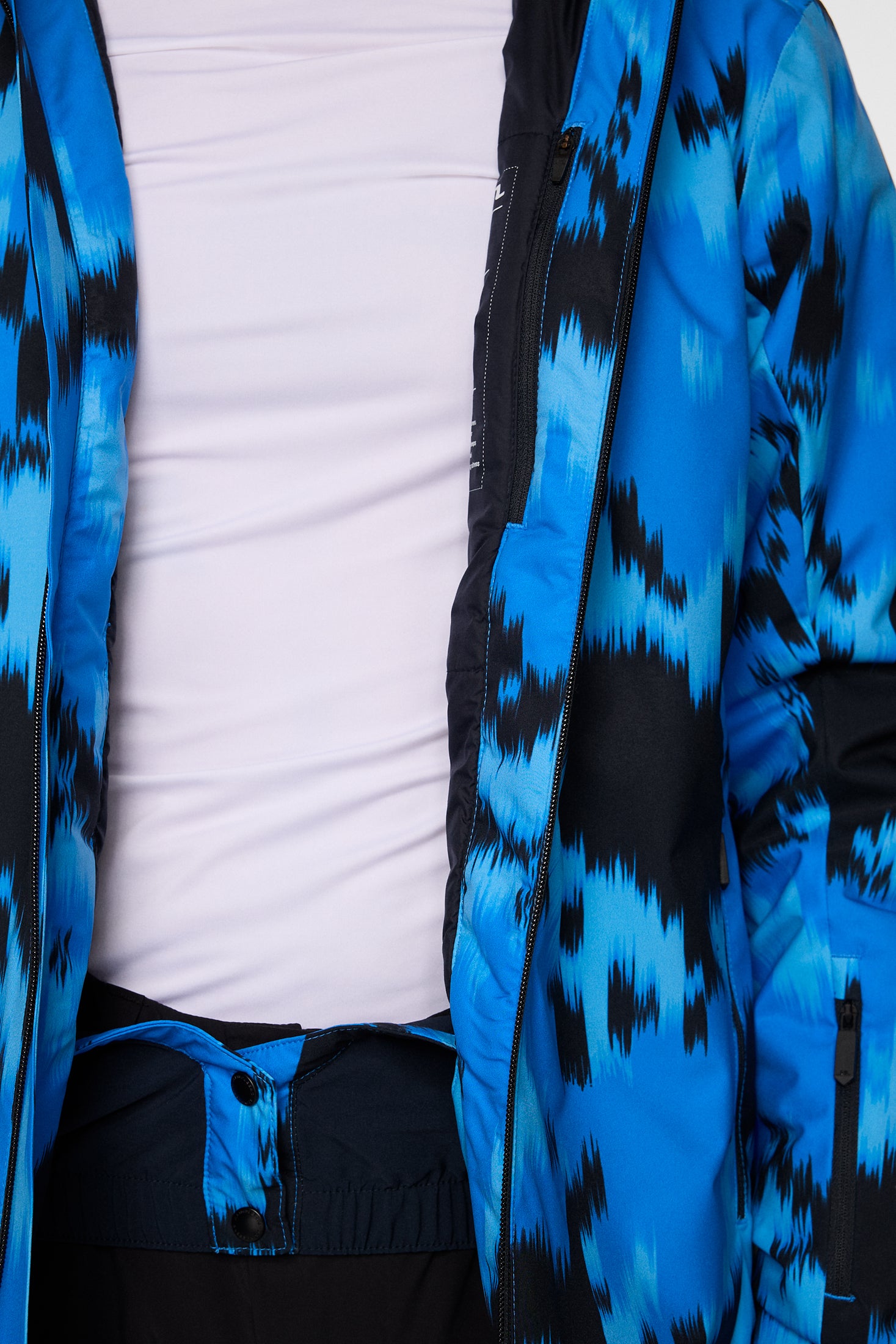 Ace Jacket Printed / Warp Sonic Blue L – J.Lindeberg