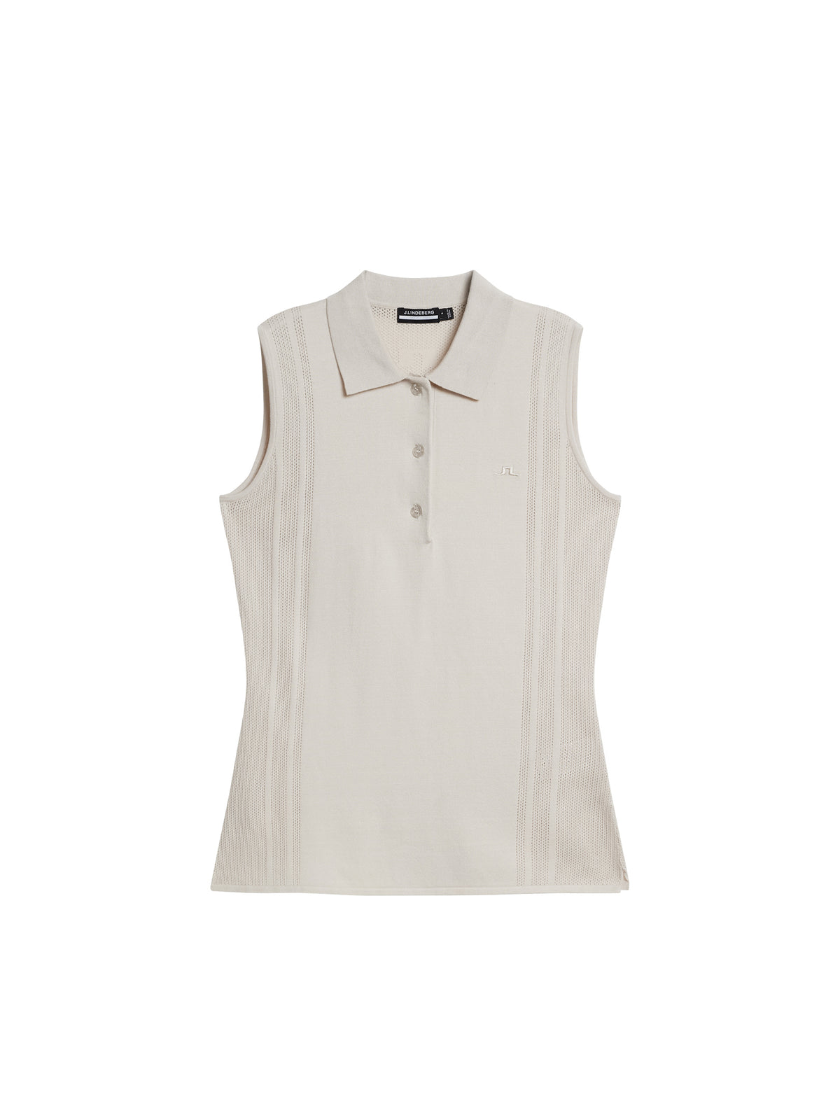 Tanja Sleeveless Knitted Shirt / Moonbeam