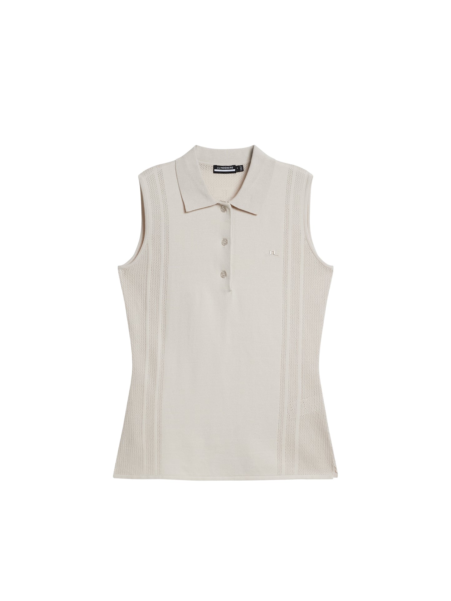 Tanja Sleeveless Knitted Shirt / Moonbeam