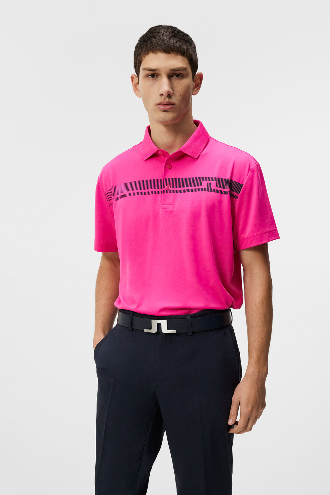 Klas Regular Fit Golf Polo / Fuchsia Purple - J.Lindeberg