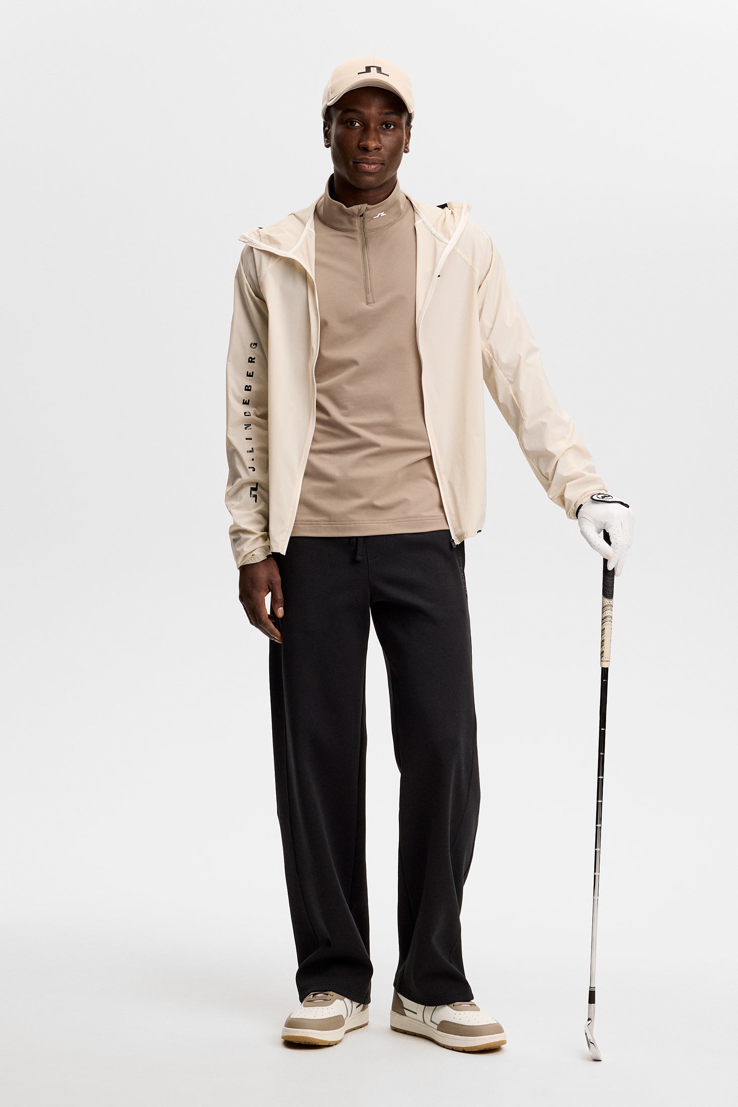 J.LINDEBERG TOUR COLLECTION ジャカード柄スリムポロ J. Lindeberg Men's Jarvis Tour Full Zip Mid Layer - Worldwide Golf