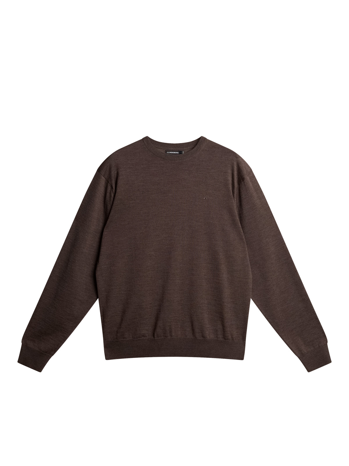 Mino Light Merino Crew / Walnut Melange