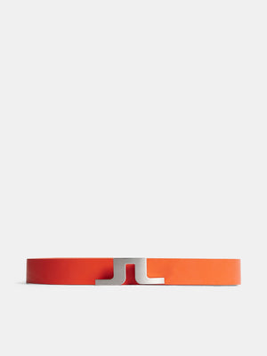 Bridger Leather Belt / Tangerine Tango