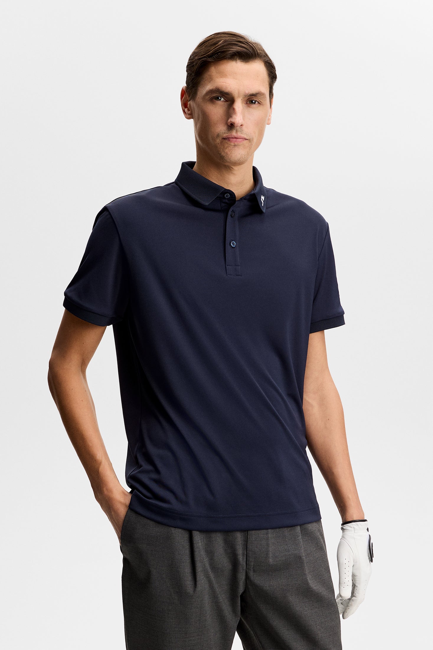 J.Lindeberg ネイビーポロシャツ Tour Tech Polo / JL Navy | J.Lindeberg Official