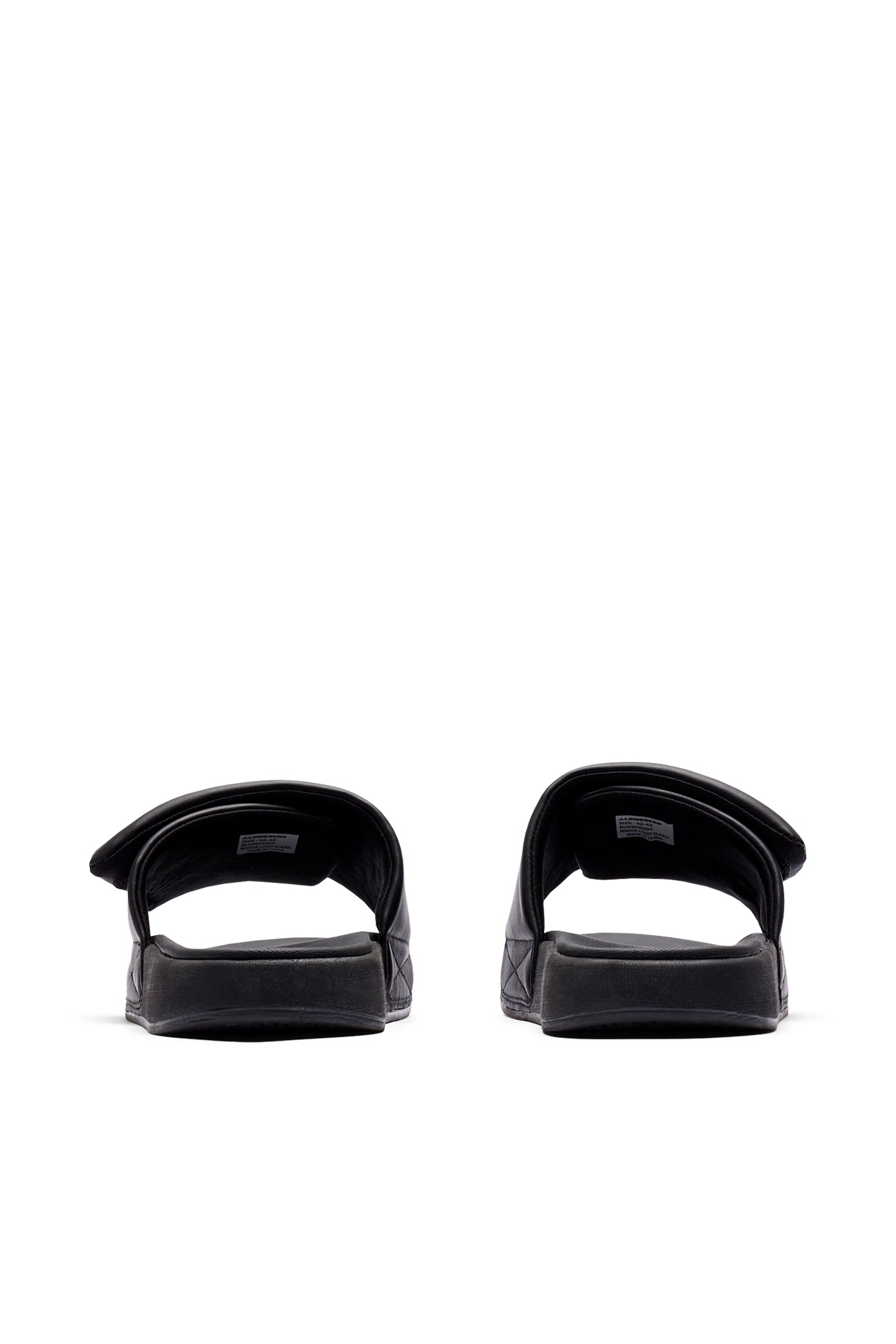 J.LINDEBERG 073-68301 定価14,300円　新品タグ付き Bridge Logo Slides / Black – J.Lindeberg EU
