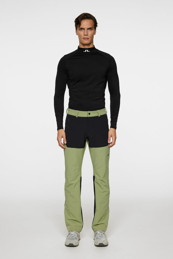 Marko Colour Block Pant / Oil Green