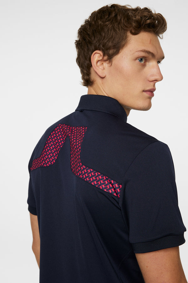 KV Print Polo / Tour Geo Navy S