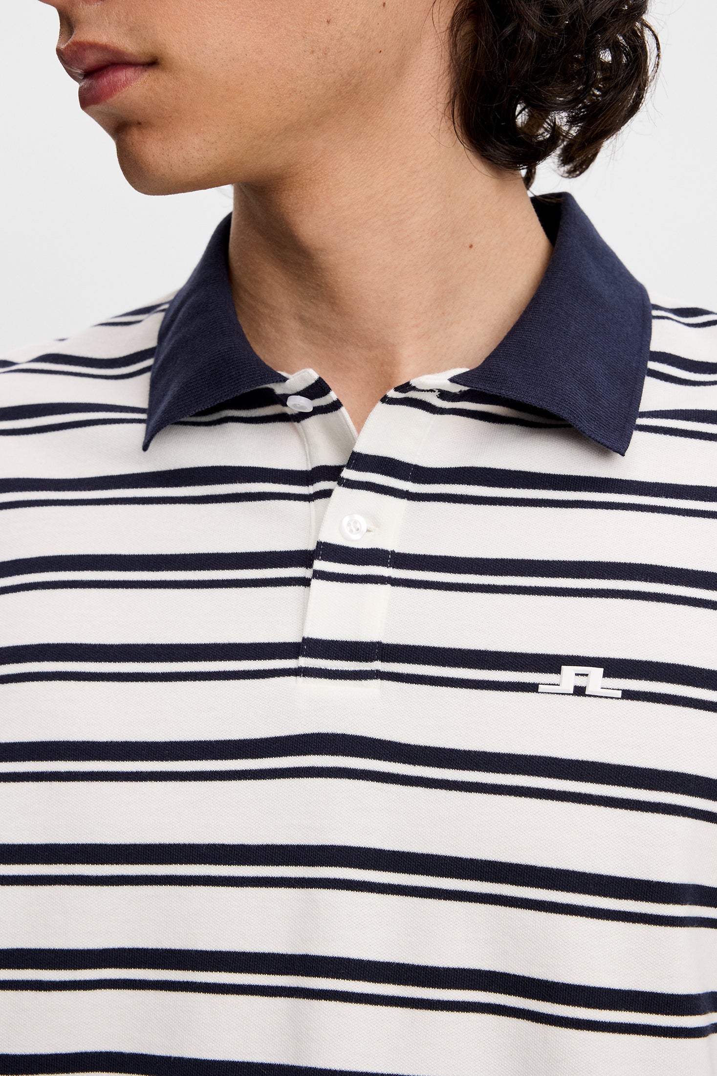 Trond Striped Polo Pique / JL Navy – J.Lindeberg EU
