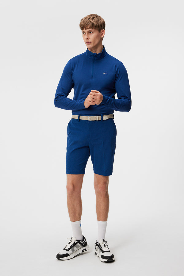 Luke Quarter Zip Mid Layer / Estate Blue