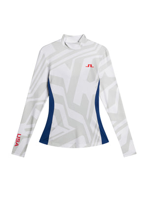 Sylvie Compression Top / US Golf White