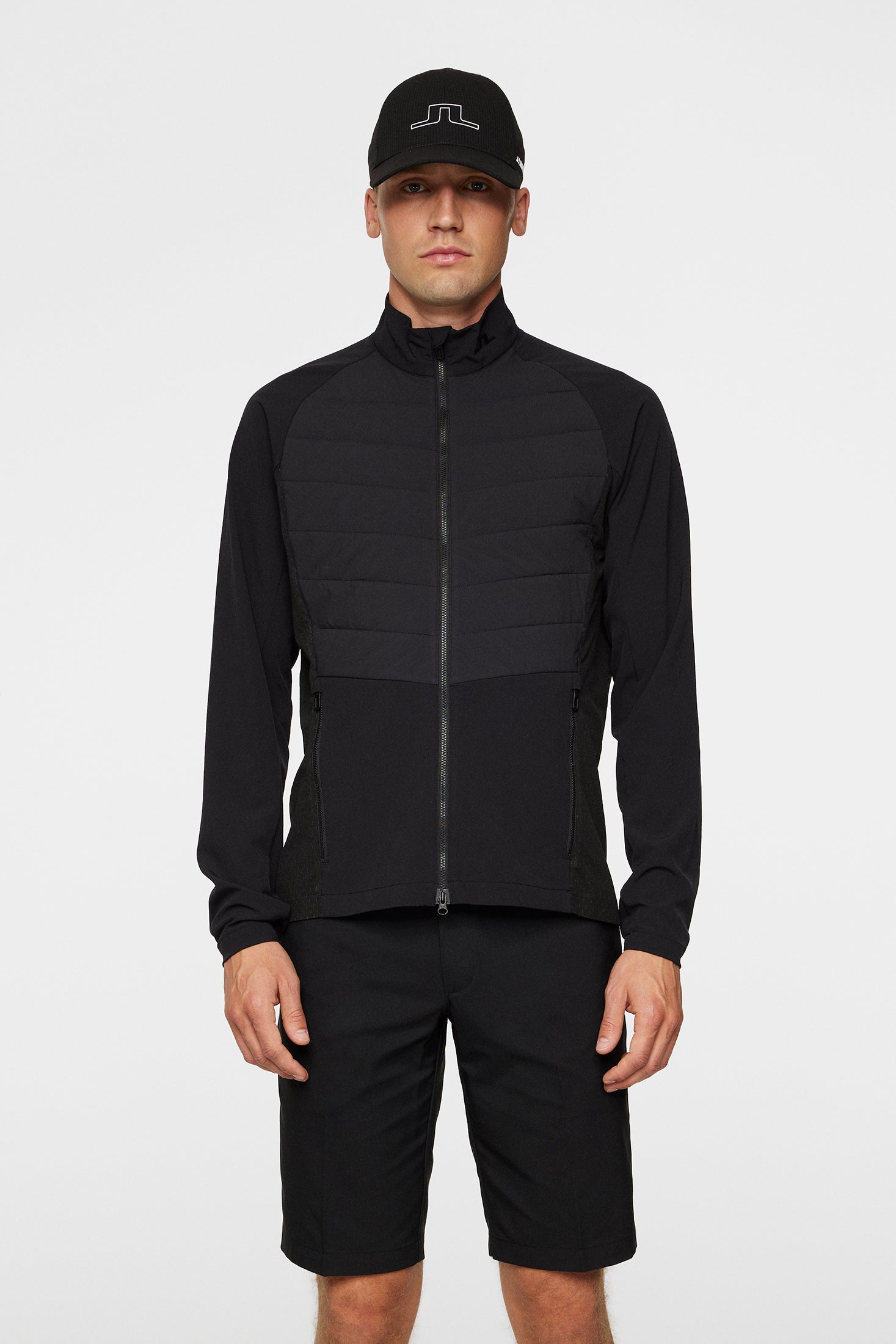 Softshell Jacket Tech Tech Hybrid Softshell Jacket / Black | J.Lindeberg Official