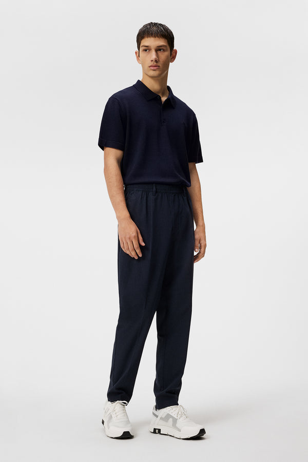 Lear Knitted Shirt / JL Navy