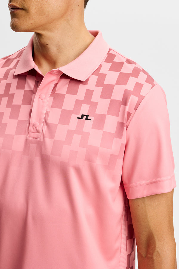 Finn Print Polo / Finn Fade Flamingo