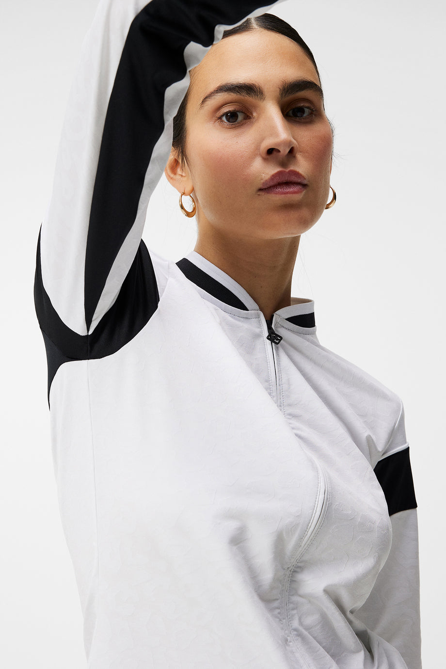 Helene Zip Midlayer White J Lindeberg helene-zip-midlayer-white-j-lindeberg