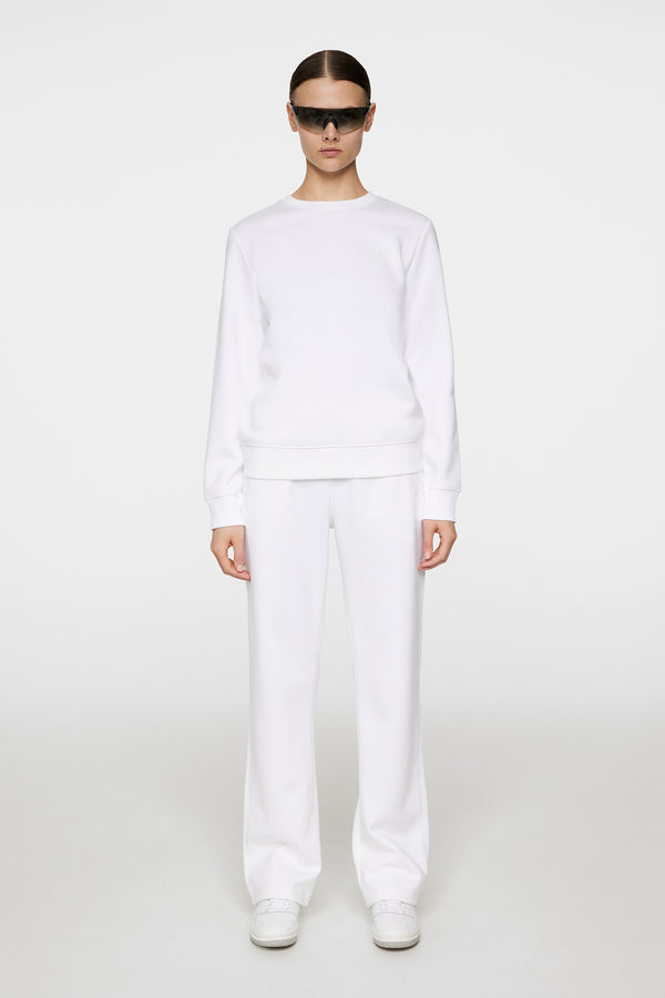 W Alpha Crew Neck / White