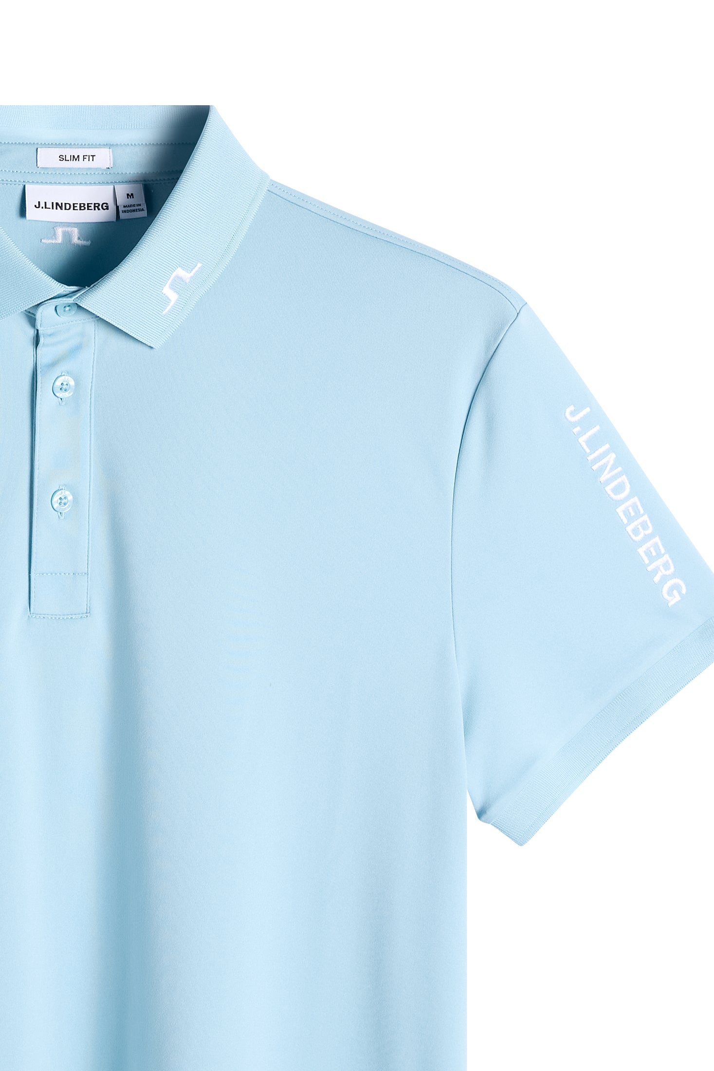 Tour Tech Slim Fit Polo / Forget-Me-Not | J.Lindeberg Official