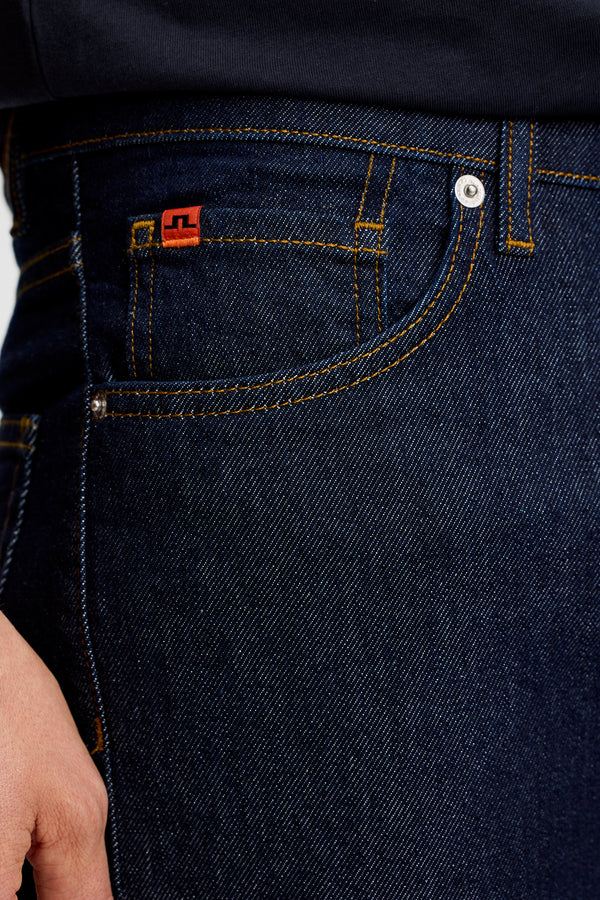 Jax Rinsed Slim Jeans / Dark Blue