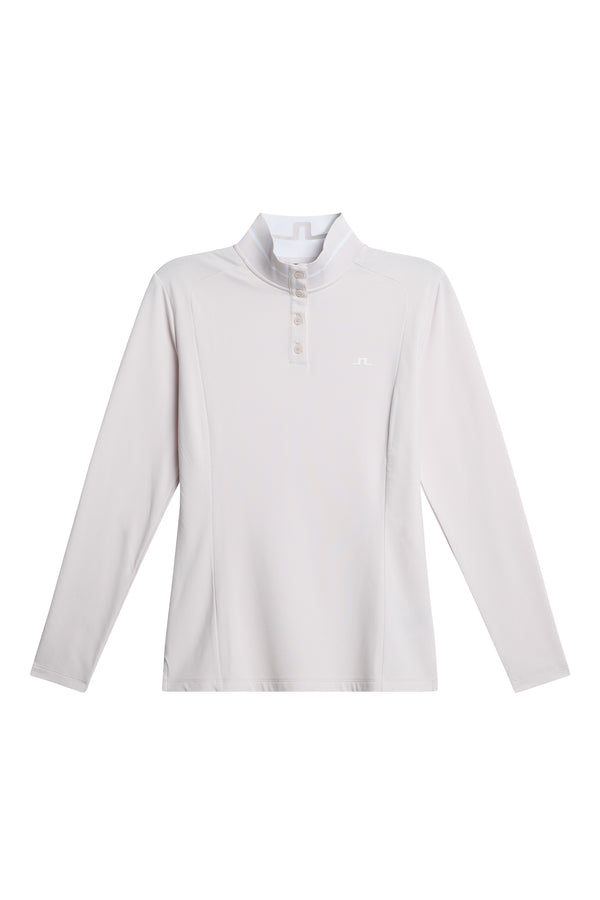 Hertta Long Sleeve Polo / Grey Lilac