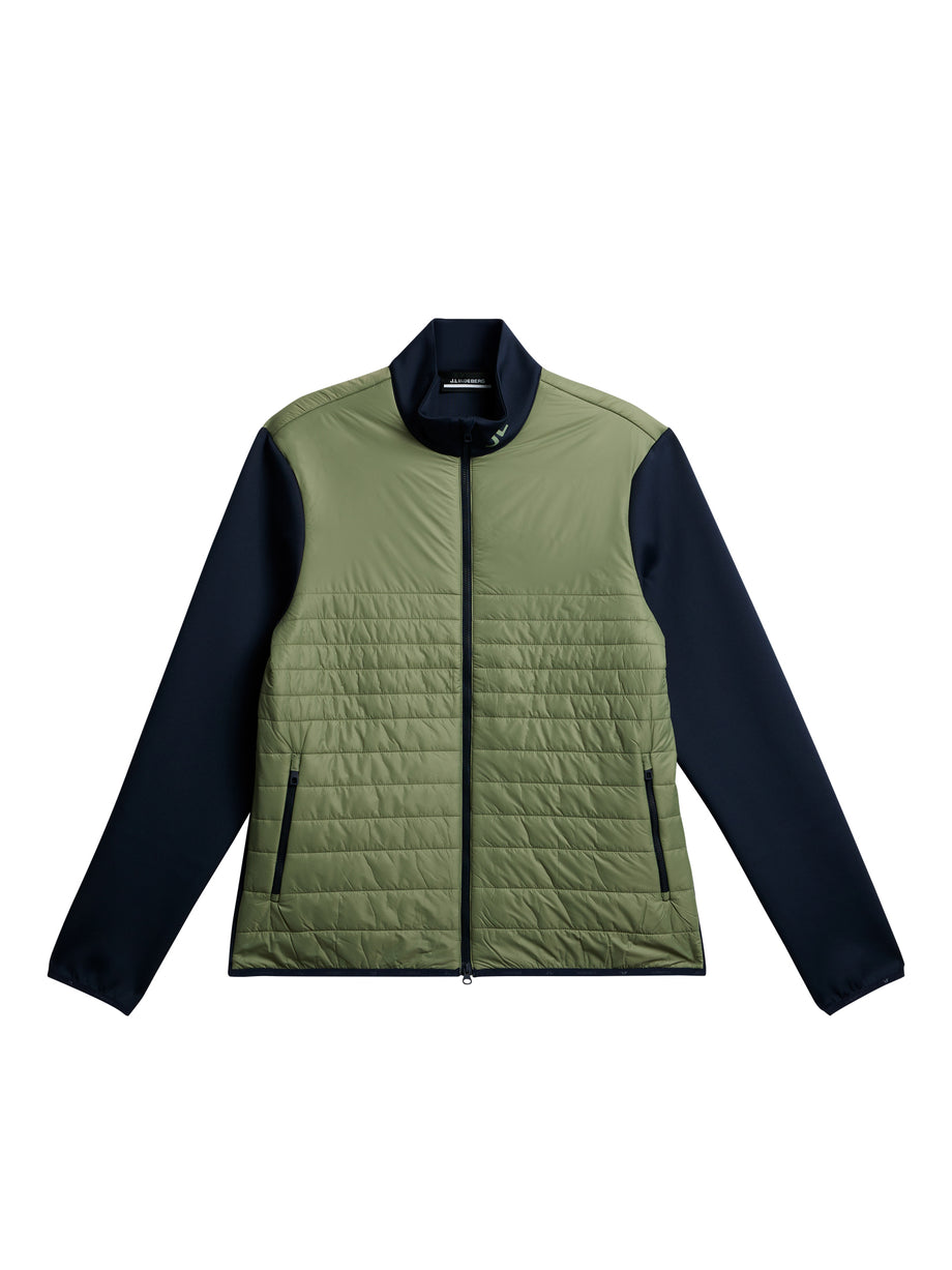 Martino Quilt Hybrid Jacket / Oil Green J.Lindeberg