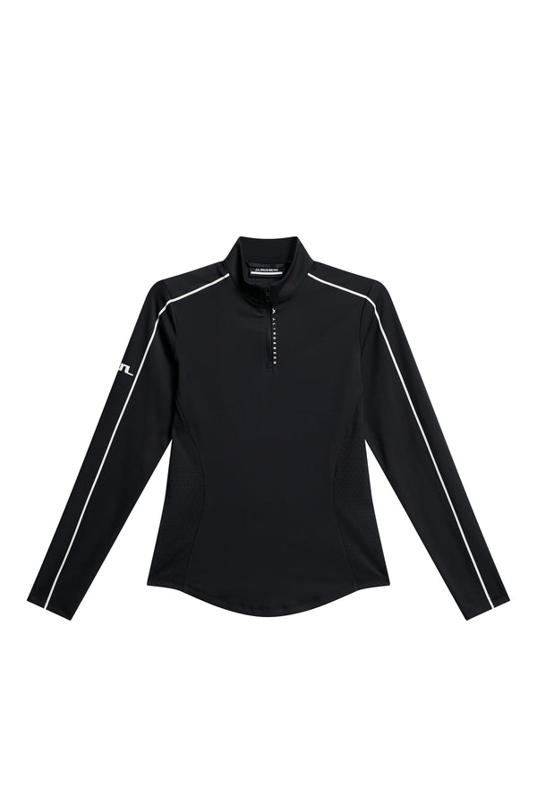 Adiola Quarter Zip Mid Layer / Black