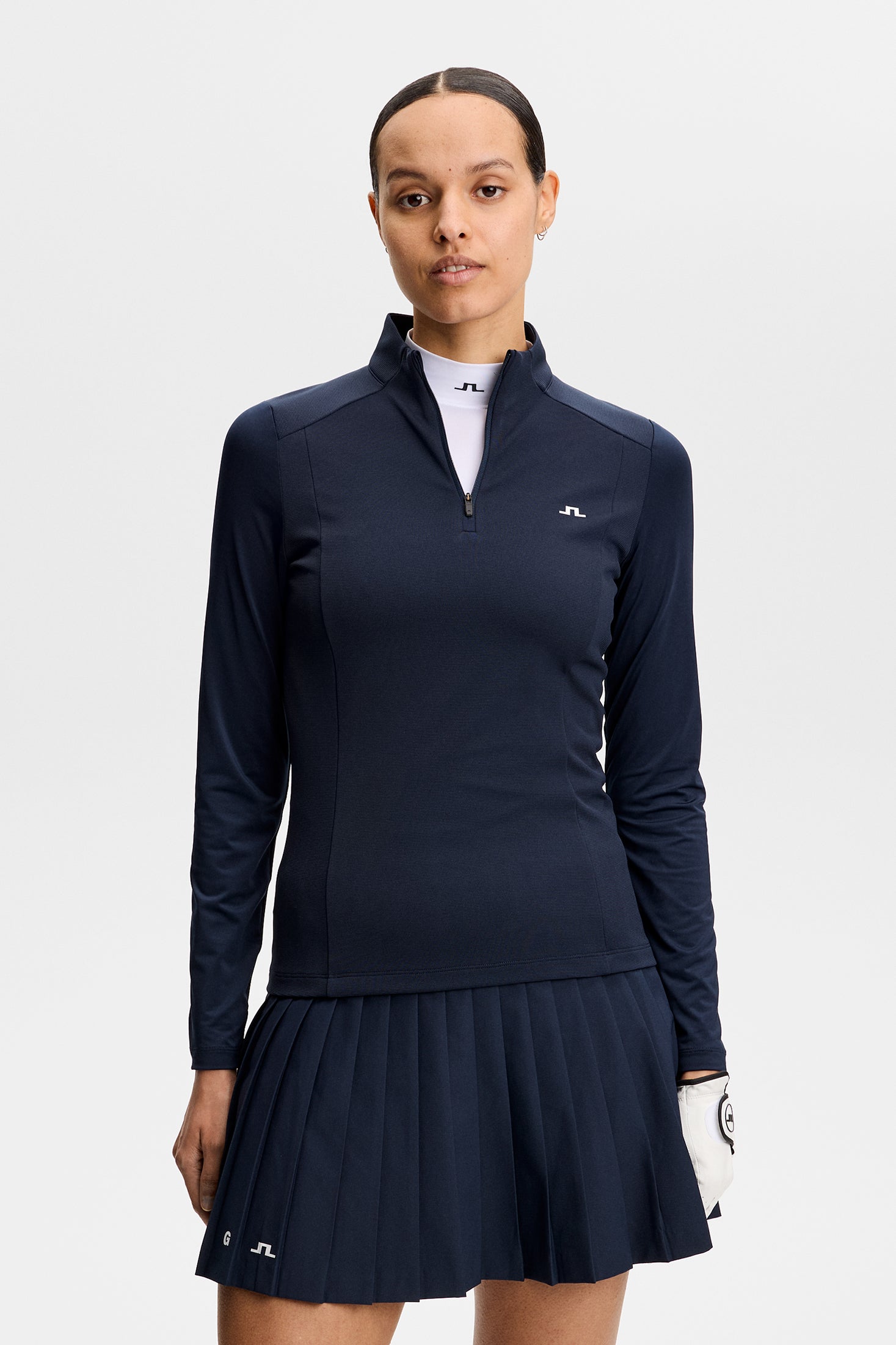 Cindy Quarter Zip Mid Layer / JL Navy – J.Lindeberg EU