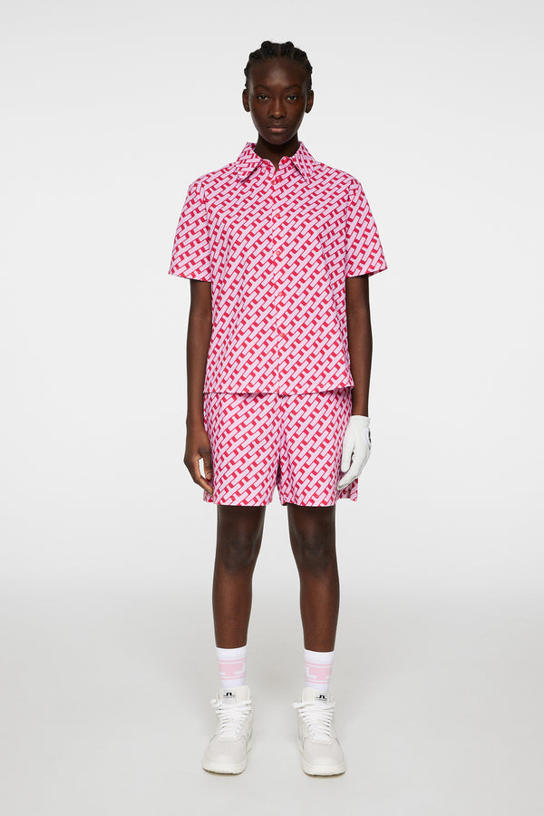Linda Printed Shirt / Tour Geo Pink M