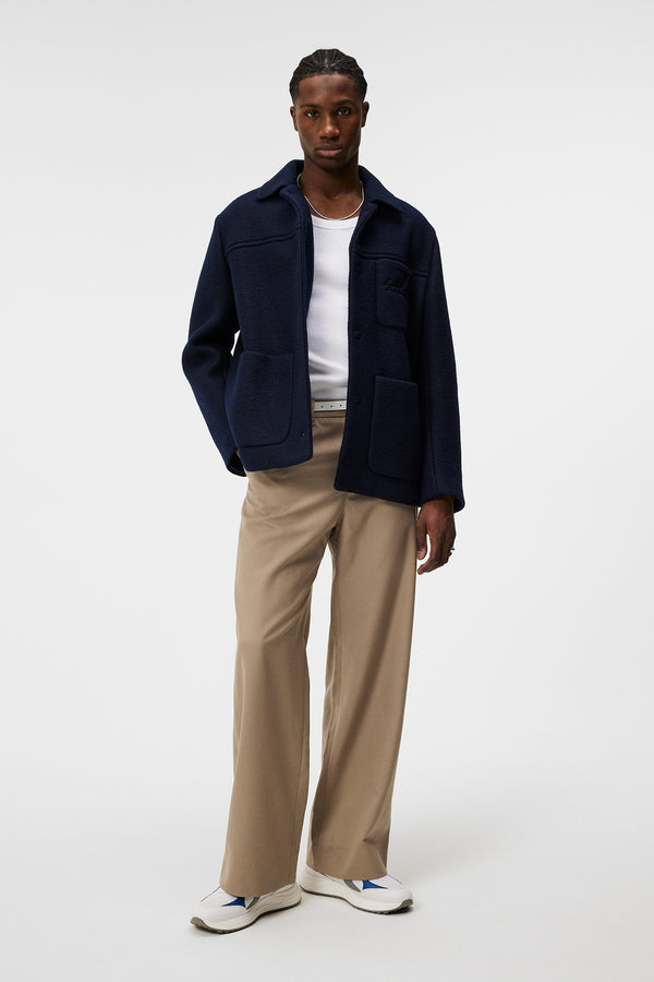 Ferdi Wool Mix Jacket / JL Navy