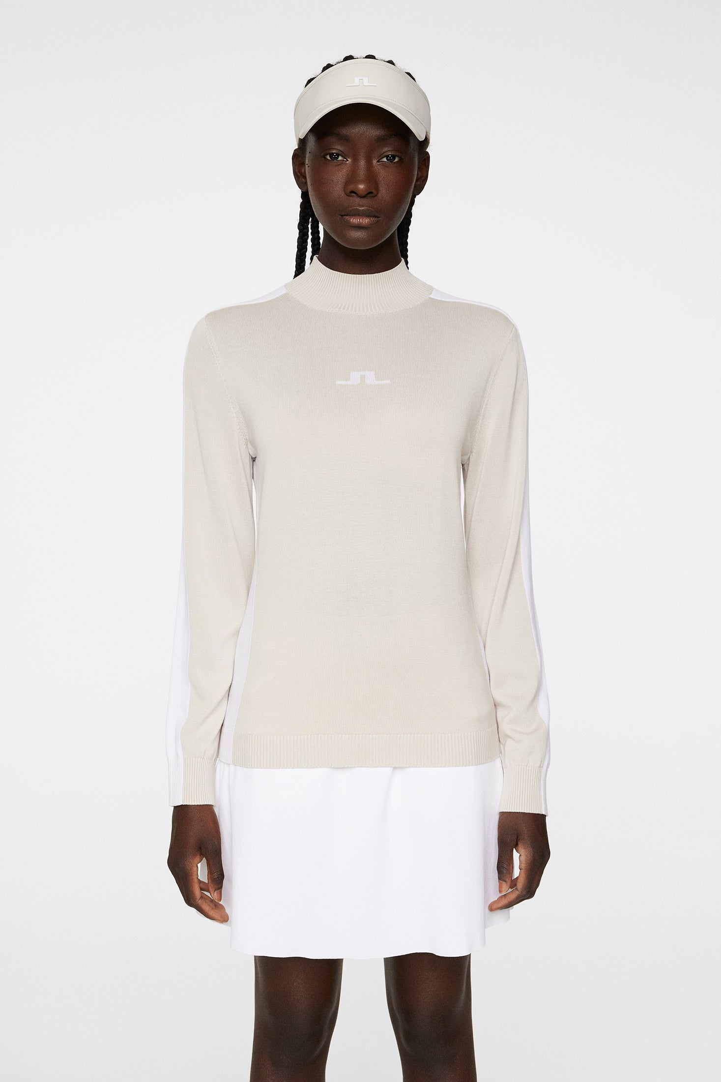 Adia Knitted Sweater / Moonbeam | J.Lindeberg Official