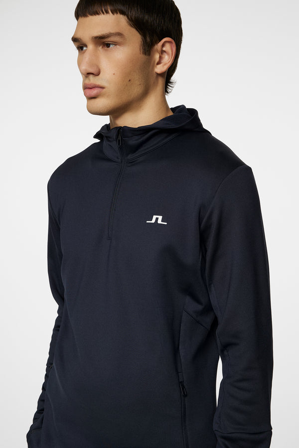 Aerial Quarter Zip Hood / JL Navy