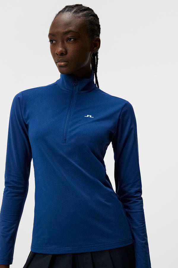 Lauryn Half Zip Mid Layer / Estate Blue
