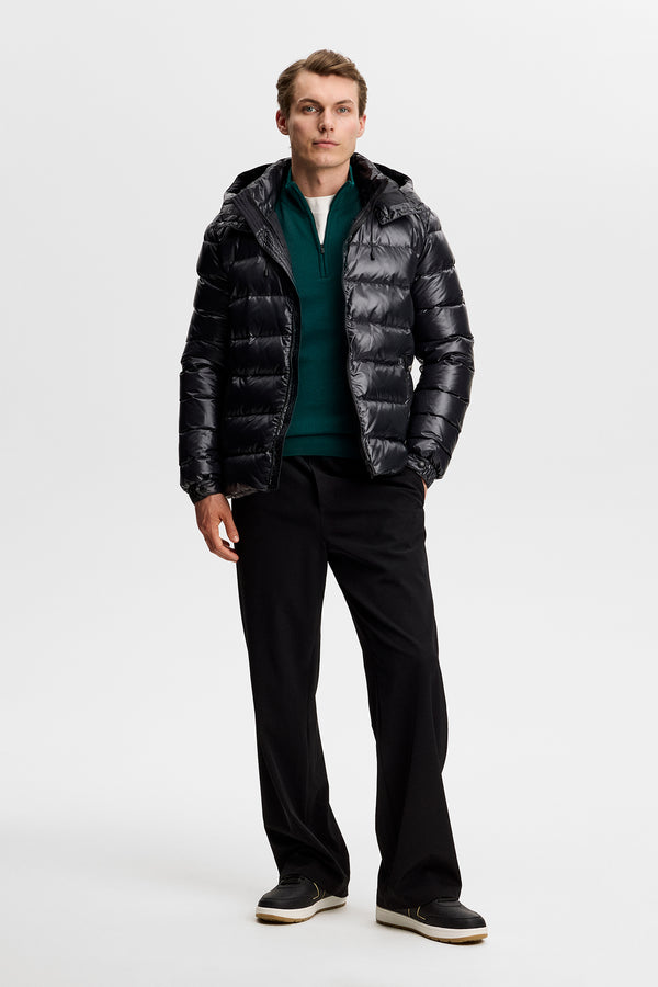 Kiyan Quarter Zip Sweater / Forest Biome
