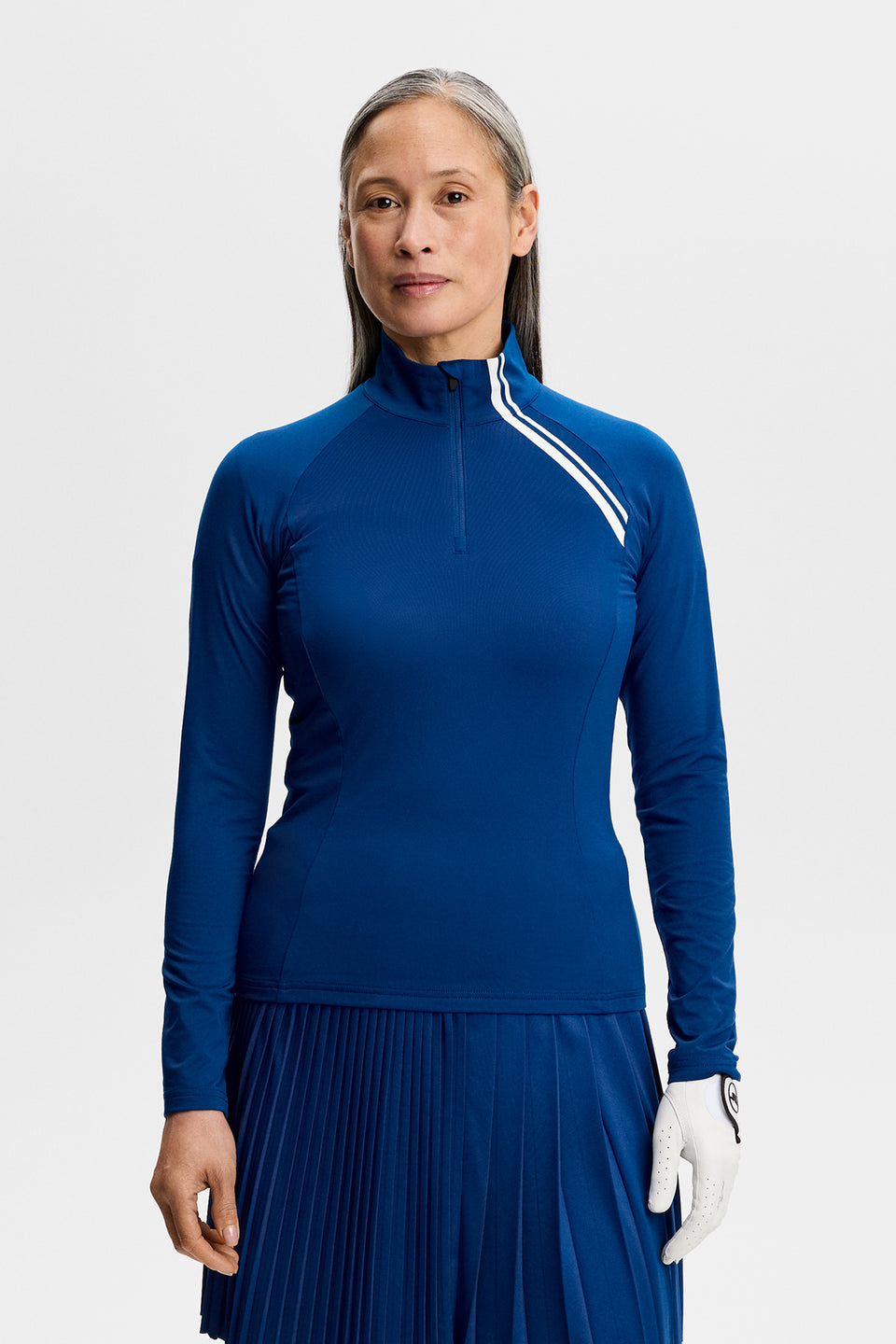 Nadu Qaurter Zip Mid Layer / Estate Blue